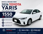 Drive a Brand-New 2026 Toyota Yaris of just 1550 QR / 📞 Book Now: 77083247